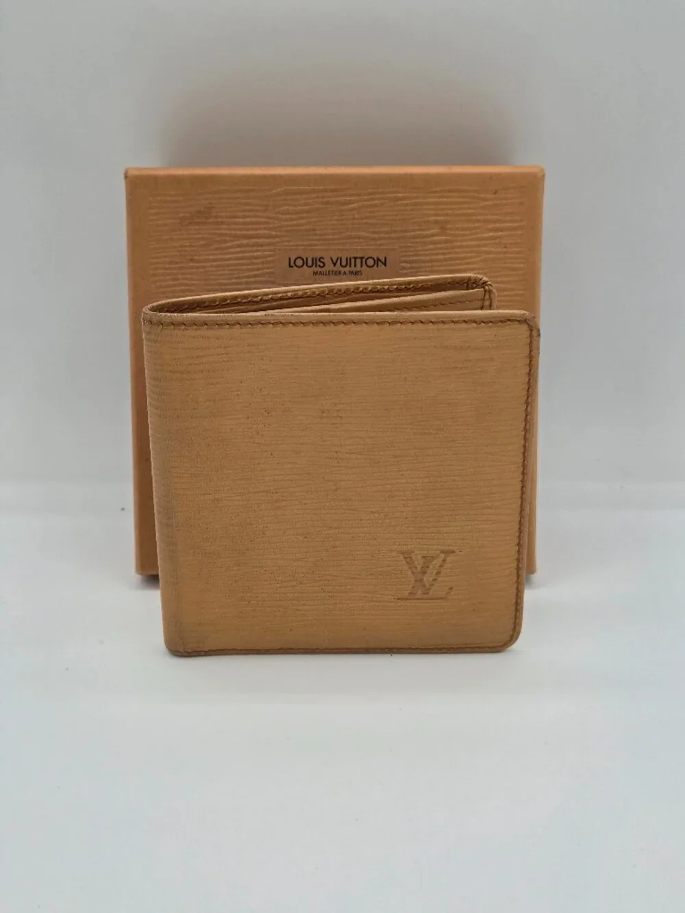 Louis Vuitton Epi Leather Malletier Limited Edition Bifold Wallet | Tan | Box